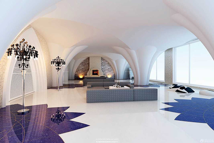 深圳**半山别墅地面地坪系统实例图一