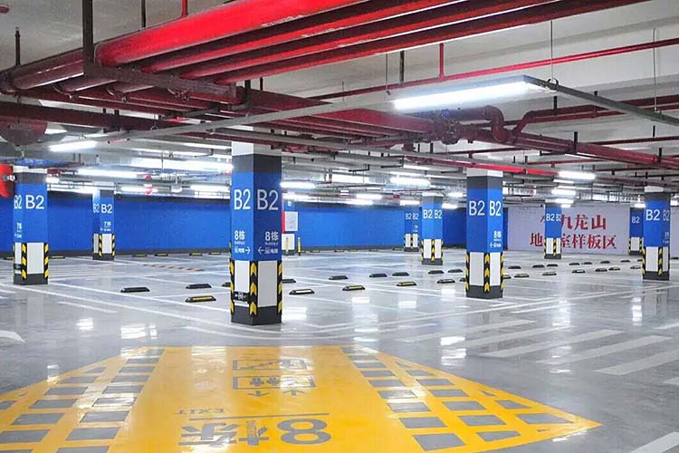 中山**悠闲娱乐文化中心停车场实例图一